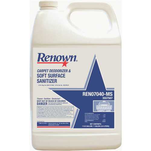 Renown 117565 1 Gal. Carpet Deodorizer and Soft Surface Sanitizer