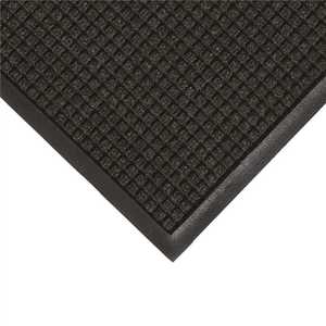 M+A Matting 200540310 WaterHog Classic Charcoal 35 in. x 116 in. Universal Cleated Backing Indoor / Outdoor Mat