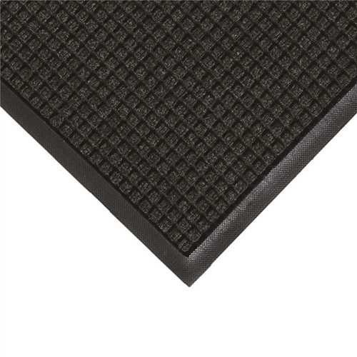 WaterHog Classic Charcoal 35 in. x 116 in. Universal Cleated Backing Indoor / Outdoor Mat
