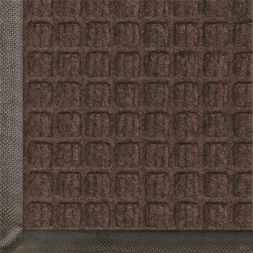 M+A Matting 2005235170 WaterHog Classic Dark Brown 35 in. x 58 in. Smooth Backing Indoor / Outdoor Mat