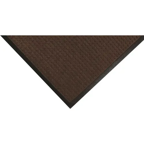 M+A Matting 200520046 WaterHog Classic Dark Brown 45 in. x 69 in. Universal Cleated Backing Indoor / Outdoor Mat
