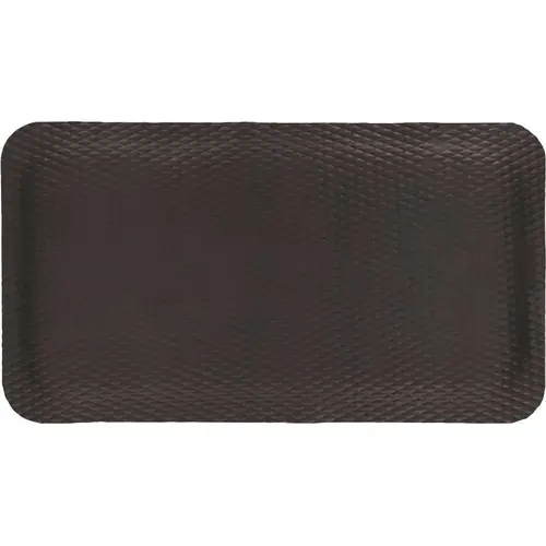 M+A Matting 422000312 Hog Heaven Black 7/8 in., 32 in. x 143 in. Anti-Fatigue Mat