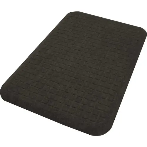 M+A Matting 444312250107 GetFit StandUp Mat Coal Black 22 in. x 50 in. Anti-Fatigue Mat