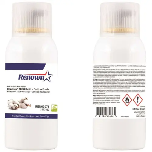 3000 Series 2 oz. Cotton Fresh Odor Neutralizer Aerosol Dispenser Refill