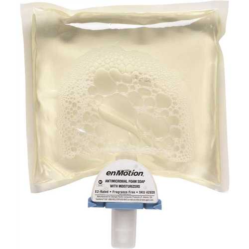 Moisturizing BZK Antimicrobial Foam Soap Dispenser Refill Dye and Fragrance Free