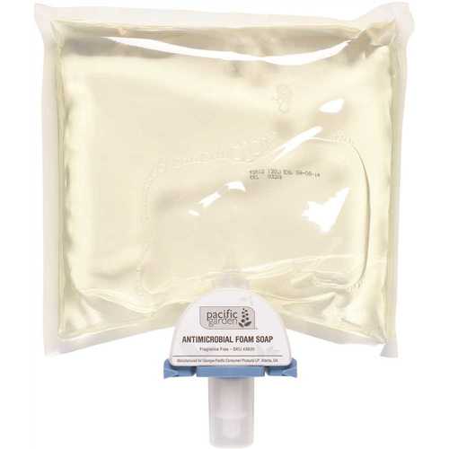 Manual Antimicrobial BZK Foam Hand Soap Dispenser Refill, Dye and Fragrance Free