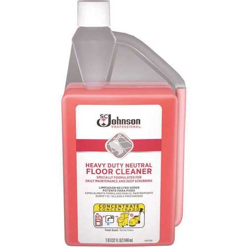 SC Johnson Professional 680081 1 Qt. Heavy Duty Neutral Floor Cleaner sqeeze and pour bottle