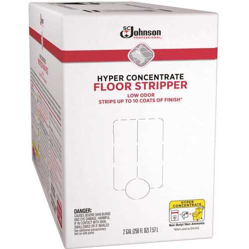 SC Johnson Professional 680076 2 Gal. Hyper Concentrate Floor Stripper bag-in-box