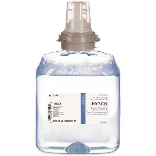 PROVON 5344-02 1200 ml Foaming Antimicrobial Handwash with PCMX TFX Dispenser Clear