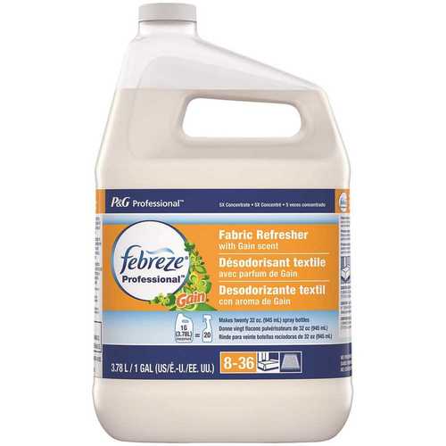 FEBREZE 003700074678 Professional 1 Gal. Open Loop Fabric Freshener with Gain Scent from Concentrate