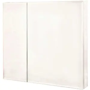 30 in. x 30 in. Frameless Recessed or Surface-Mount Bi-View Bathroom Medicine Cabinet with Beveled Mirror 30 in. x 30 in. Frameless Recessed or Surface-Mount Bi-View Bathroom Medicine Cabinet with Beveled Mirror