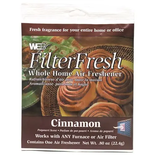 WEB PRODUCTS WCIN Filter Fresh Cinnamon Whole Home Air Freshener White