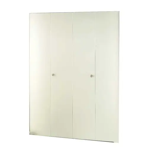 Dunbarton Corporation 5068 4PNL FLUSH DUNBARTON THE FLUSH METAL BI-FOLD DOOR, IVORY, 4 PANEL, 60X80 IN