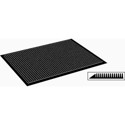 SCRAPER MAT BLK 32" X 39" Black