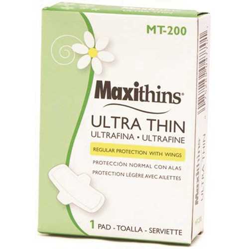 Maxithin MT-200 Ultra-Thin With Guards, Vending Box - pack of 200