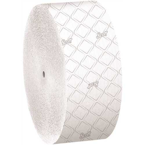 SCOTT 07006 2-Ply White Jumbo Roll Junior Coreless Toilet Paper (, 1,150 ft./Roll) - pack of 12