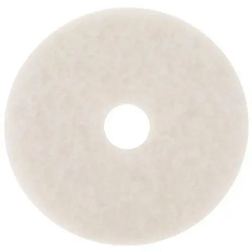 14 in. White Super Polish Floor Pad