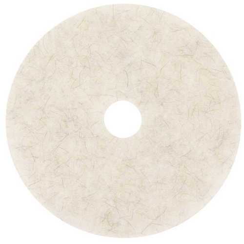 20 in. Natural Blend White Floor Pad - pack of 5