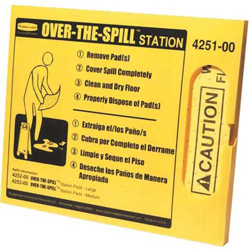 Rubbermaid 425100YL Over-the-Spill Station Kit