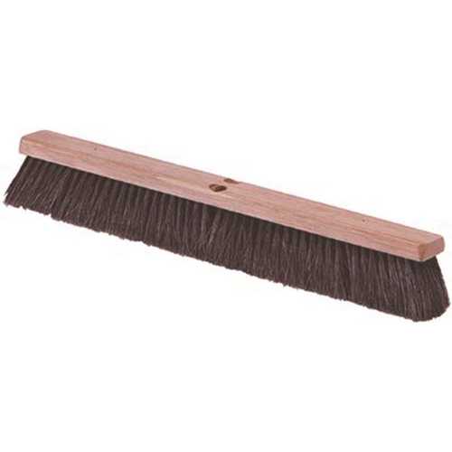 24 in. Medium Floor Sweep Broom Black