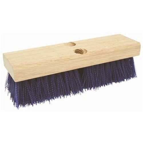 Renown REN03954 10 in. Blue Deck Scrub Brush