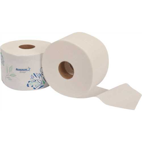 Renown REN06127-WB Premium OptiCore 2-Ply Toilet Paper (800 Sheets per Roll ) - pack of 36