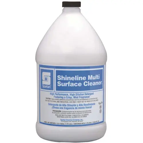 Shineline Multi Surface Cleaner 004004 Shineline 1 Gallon Mint Scent Multi-Surface Cleaner Green