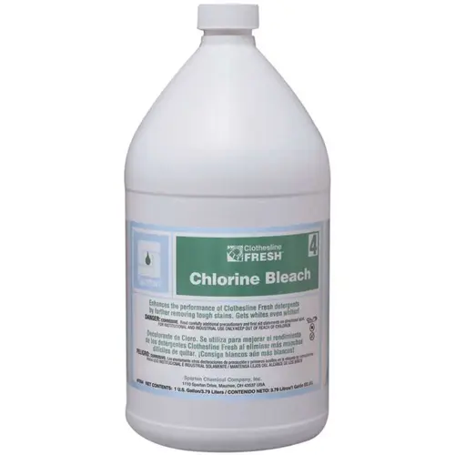 Clothesline Fresh 1 Gallon Chlorine Bleach Green Yellow