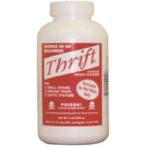 2 lb. Thrift Drain Cleaner White