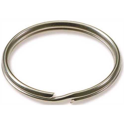 Lucky Line Products 77000 2 in. Nickel-Plated Split Key Ring - pack of 50