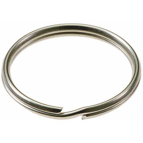 Lucky Line Products 79100 3 in. Nickel-Plated Split Key Ring - pack of 25