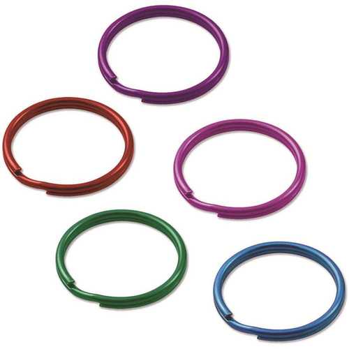 Split Key Rings Assorted Color - pack of 200