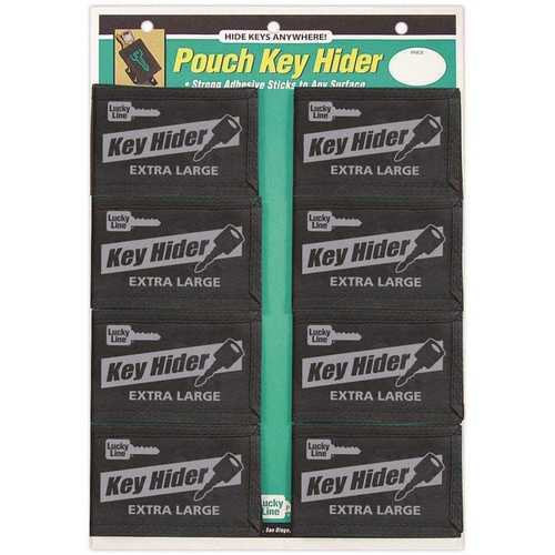 Lucky Line Products 91308 Key Hider Nylon Pouch with Velcro - pack of 12