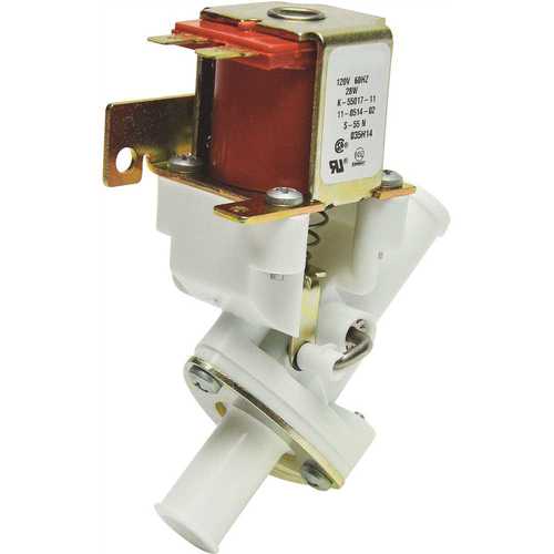 Robertshaw IMV-1402 S-55 Water Valve Series, 11/16 in. ID Hose Inlet x 5/8 in. ID Hose Outlet, Polypropylene