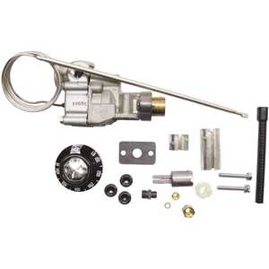 Robertshaw 4350-128 Gas Cooking Control Thermostat Kit for Griddles, Natural Gas / Propane, 1/4 in. Gas Connection