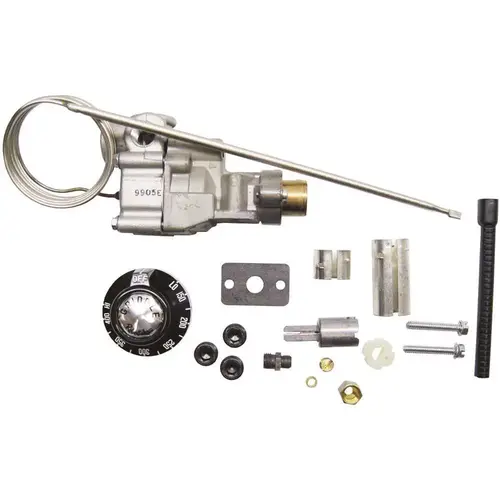 Gas Cooking Control Thermostat Kit for Griddles, Natural Gas / Propane, 1/4 in. Gas Connection