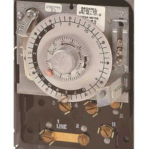 Defrost Timer Model 8145-20 Mechanism Only Black