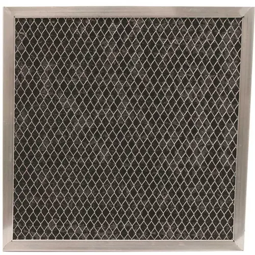 All-Filters C-6107 8-15/16 in. x 8-15/16 in. x 3/8 in. Carbon Range Hood Filter Silver