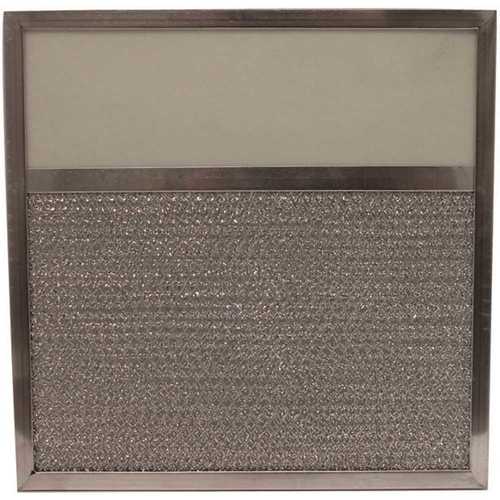 All-Filters LG-8241 Aluminum Range Hood Filter With 4 in. Light Lens 10 in. x 11-7/8 in. x 3/32 in