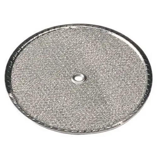 All-Filters RG-8501 Aluminum Round Range Hood Filter 9-1/2 in. RD x 3/32 in. with Center Hole