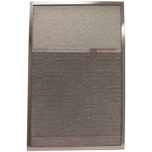 All-Filters LG-8491 Aluminum Range Hood Filter with 6-3/4 in. Light Lens 11 in. x 17 in. x 1/2 in