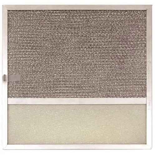 All-Filters LG-8316 Aluminum Range Hood Filter with Light Lens Silver