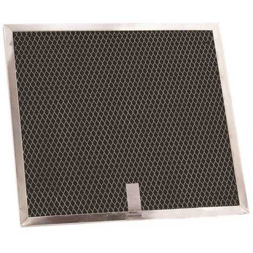 All-Filters C-6218 Carbon Range Hood Filter 8-1/4 in. x 11-1/4 in. x 3/8 in. Pull Tab, Center, Long Side