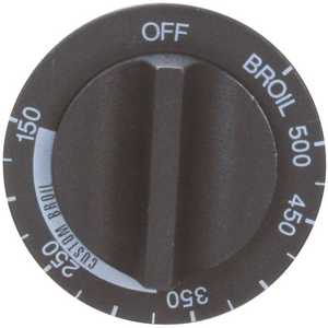 Thermostat Knob, Whirlpool Range, Black