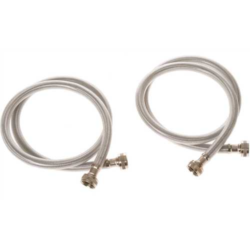 Polymer Coated 4 ft. Washer Hoses - Pair