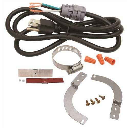 GE DISHWASHER KIT 1 INCLUDES CLAMP, BRACKET KIT AND GRANITE GRABBERS AND 5 FT 4 IN POWER CORD