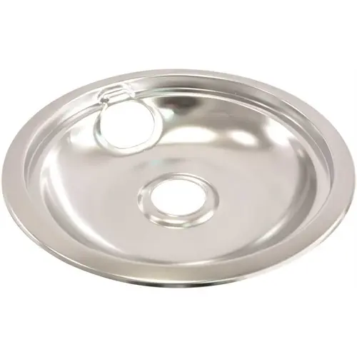 8 in. Electric Range Chrome Drip Pan