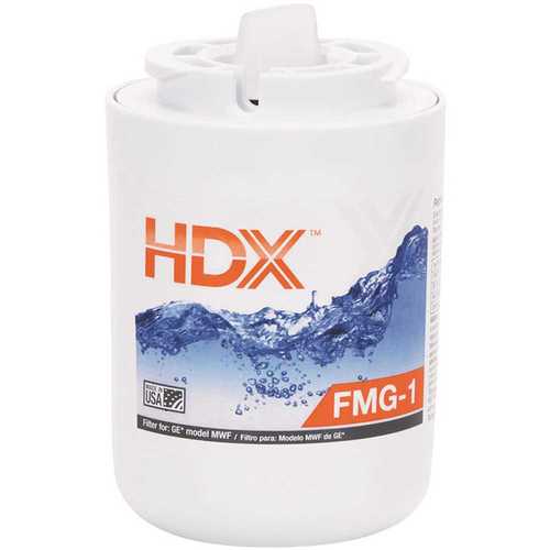 HDX 107014 FMG-1 Refrigerator Replacement Filter Fits GE MWF