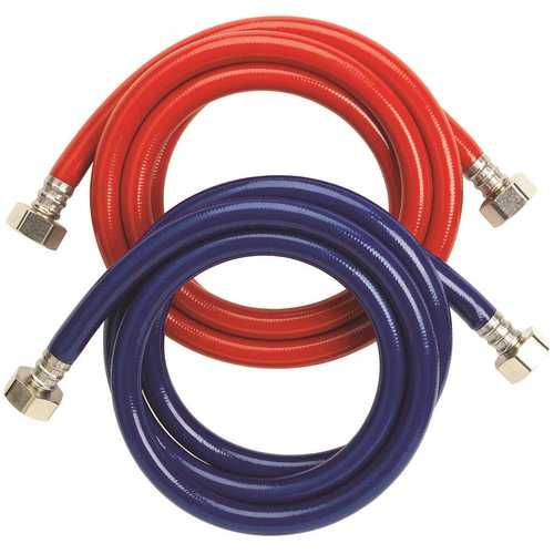 6 ft. Washing Machine Fill Hose High Pressure Set