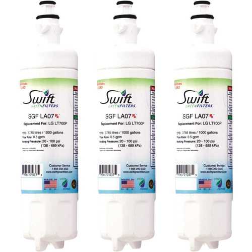 Replacement Water Filter for LT700P - pack of 3